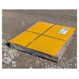 20 Pcs Yellow Steel Diamond Plate