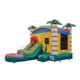 Jumpios 17' x 12' Jungle Bouse House w/ Slide