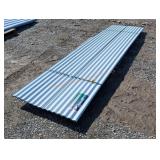 30 pcs White 12' Metal Roof Panels