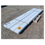 70 pcs White 12' Metal Roof Panels