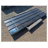 70 pcs Black 8' Metal Roof Panels