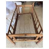 Antique folding crib