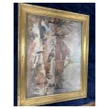 Framed Oil on Board painting