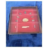 Shadow box with arrow heads