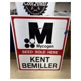 Metal sign