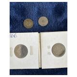Three cent Silvers/Nickels