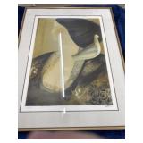 Framed Jean Jacques Balitran Lithograph