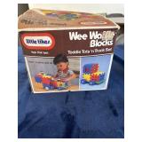 Vintage Little Tikes Wee Waffle Blocks