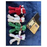 Holiday Beanie Babies and Boxes