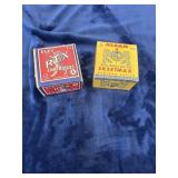 Vintage empty shotgun shell boxes