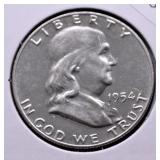 1954 PROOF FRANKLIN HALF DOLLAR