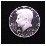 PROOF SILVER BICENTENNIAL HALF DOLLAR
