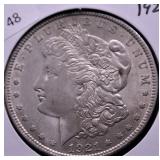 1921 MORGAN DOLLAR XF