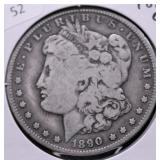 1890 O MORGAN DOLLAR VG