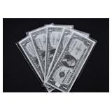 5 CHOICE BU SILVER CERTIFICATES