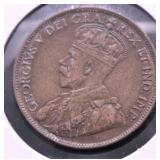 1913 CANADA LARGE CENT VF