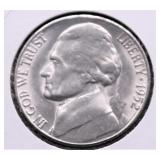 1952 S GEM BU JEFF NICKEL