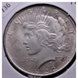 1922 MORGAN DOLLAR CHOICE BU