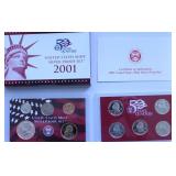 2001 SILVER PROOF SET