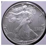 1993 SILVER EAGLE  GEM