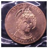 ABIGAL ADAMS SPOUSE MEDAL GEM