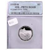 2005 S PF70DC OCEAN VIEW NICKEL