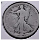 1917 D WALKING HALF DOLLAR G