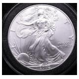 2002 SILVER EAGLE  GEM