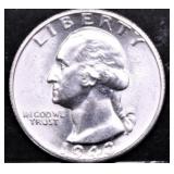 1943 S WASHINGTON QUARTER CHOICE BU