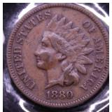 1880 INDIAN HEAD CENT VG