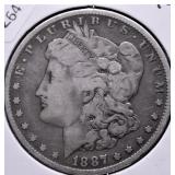 1887 O MORGAN DOLLAR  VG