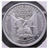 1/2 OZ .999 SILVER ROUND