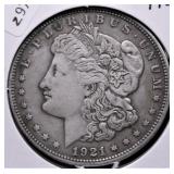 1921 MORGAN DOLLAR  XF