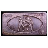 1 OZ .999 SILVER ART BAR