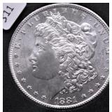 1881 S MORGAN DOLLAR CHOICE BU