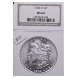 1904 O NGC MS64 MORGAN DOLLAR