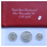 SILVER BICENTENNIAL MINT SET