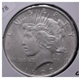 1923 PEACE DOLLAR CH BU