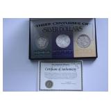 SET OF US SILVER DOLLARS