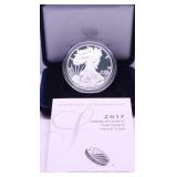 2017 PROOF SILVER EAGLE W BOX PAPERS