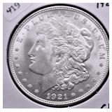 1921 MORGAN DOLLAR CHOICE BU