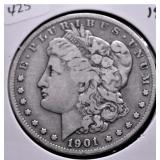 1901 S MORGAN DOLLAR  VF
