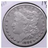 1886 S MORGAN DOLLAR  XF