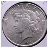 1922 PEACE DOLLAR