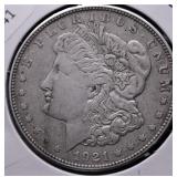 1921 D MORGAN DOLLAR  XF