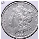 1889 MORGAN DOLLAR  XF