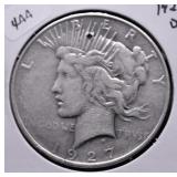 1927 D PEACE DOLLAR
