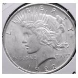 1922 PEACE DOLLAR CHOICE BU