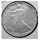 1987 SILVER EAGLE  GEM
