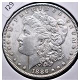 1886 MORGAN DOLLAR CHOICE BU